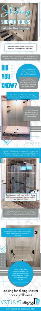 Sliding Shower Doors - Why Are They Trending